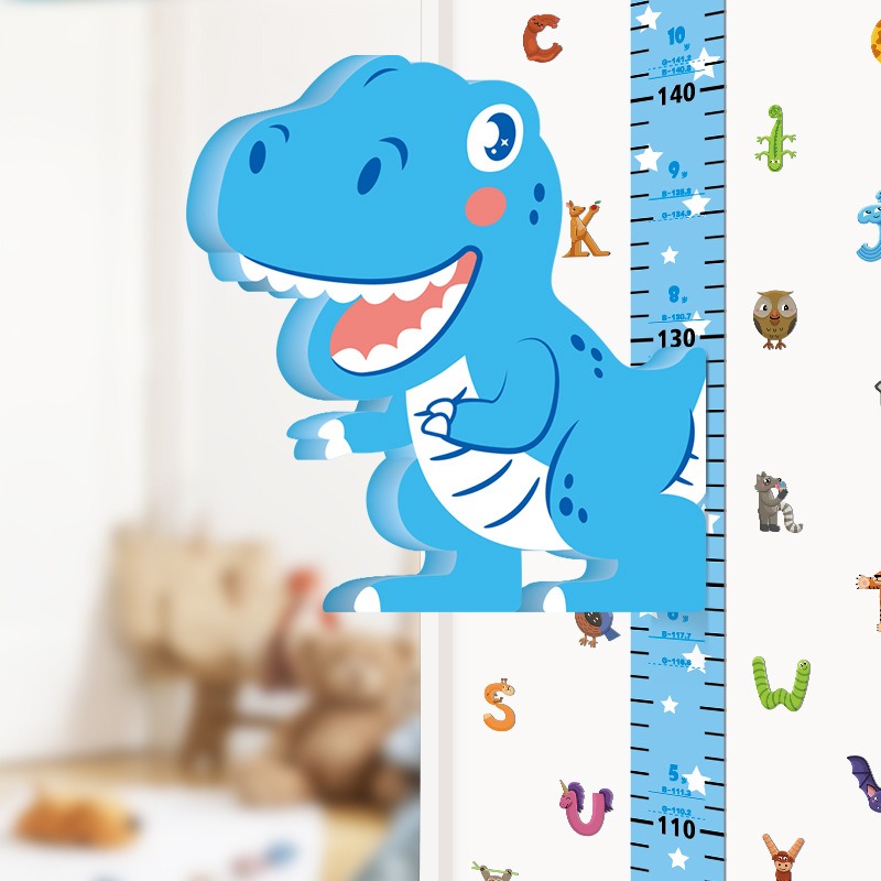 Baby Girl Nursery Quotes - Линейка Жираф 3d наклейки на высоту