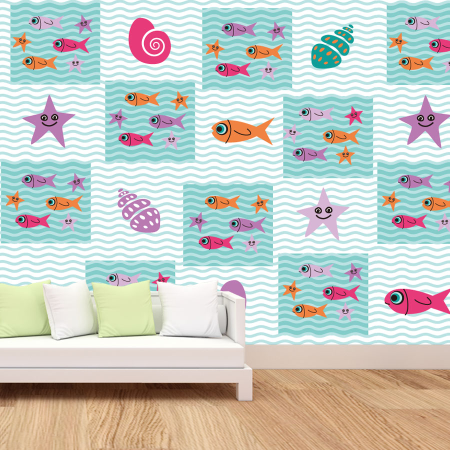 Мультяшные обои с изображением – обзор и цена Baby Nursery Peel And Stick Wallpaper