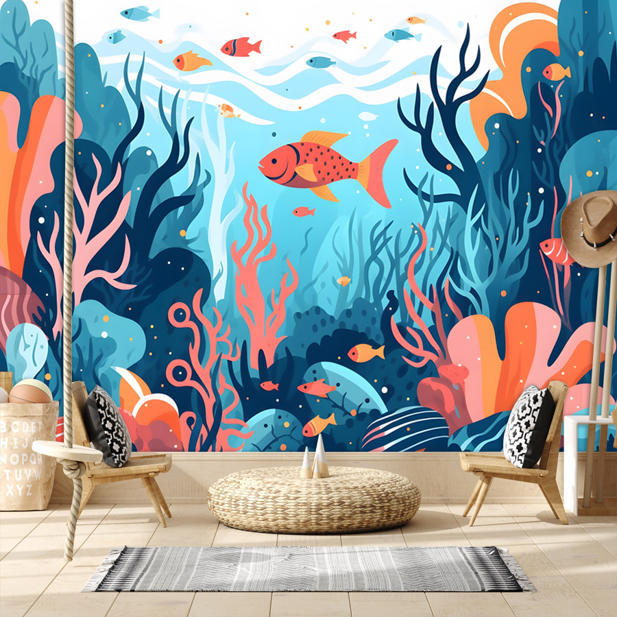 Наклейки-обои с мультяшным рис – обзор и цена Baby Nursery Peel And Stick Wallpaper