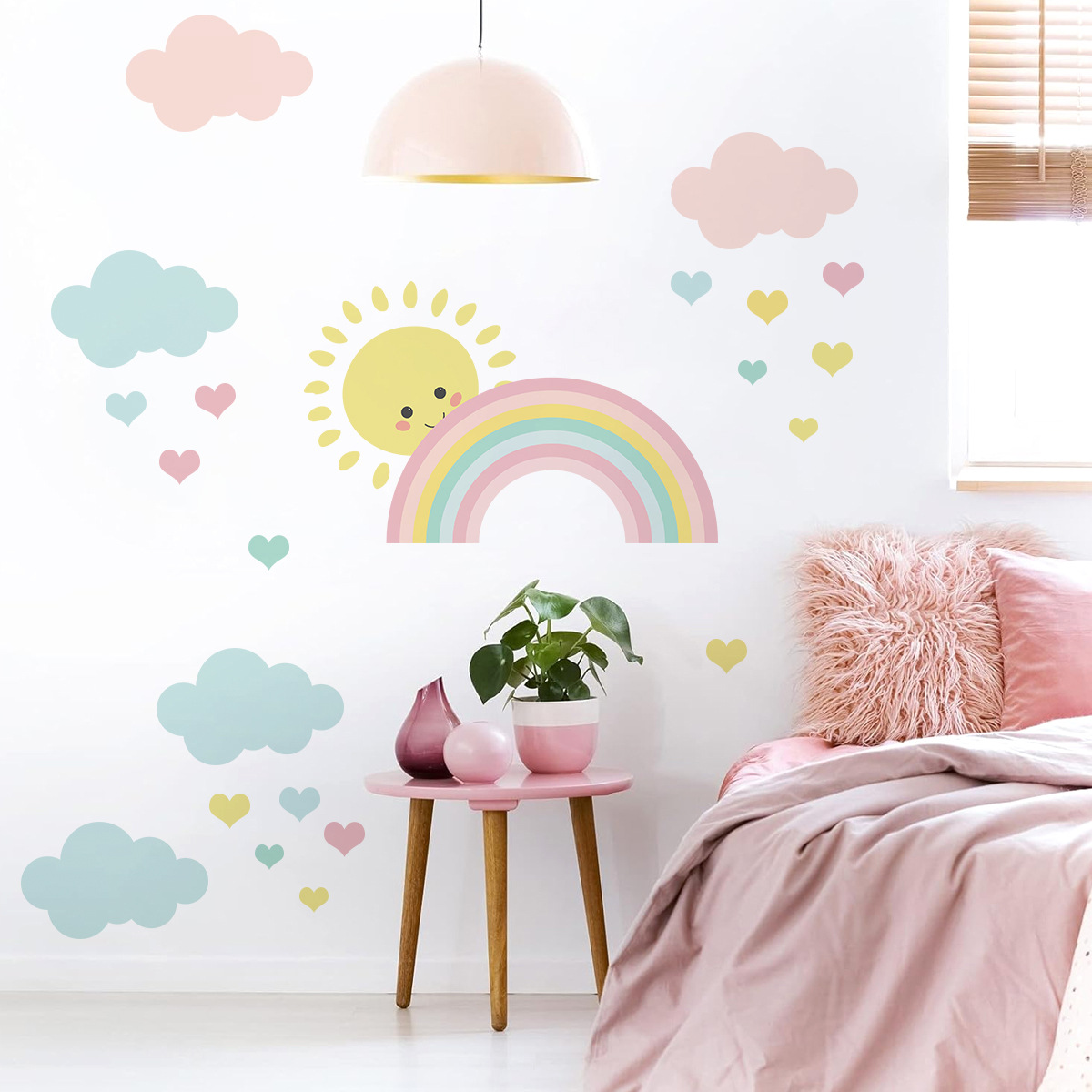 Наклейки на стену с мультяшным – обзор и цена Baby Nursery Decor Girl